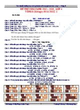 Đề thi violympic Toán Lớp 4 - Vòng 8 - Năm học 2015-2016
